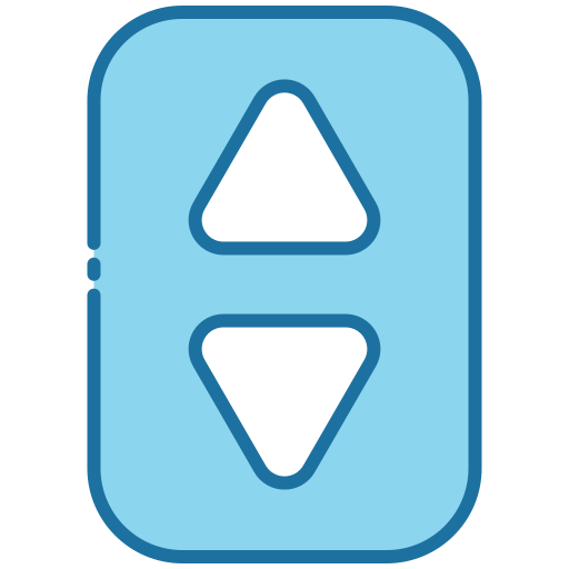 승강기 Generic Blue icon