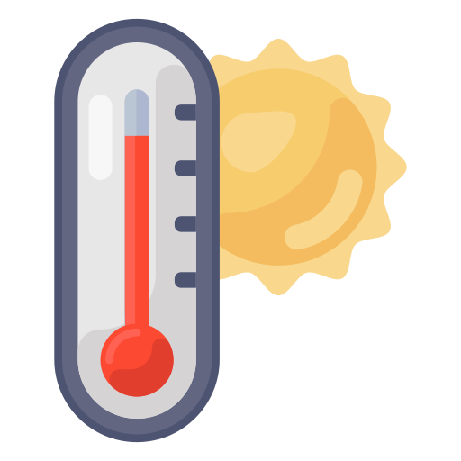 Горячая температура Generic Flat иконка