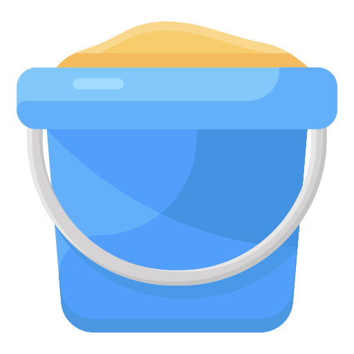 Sand bucket Generic Flat icon