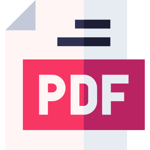 Pdf Basic Straight Flat icon