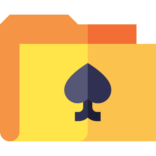 cartella del gioco Basic Straight Flat icona
