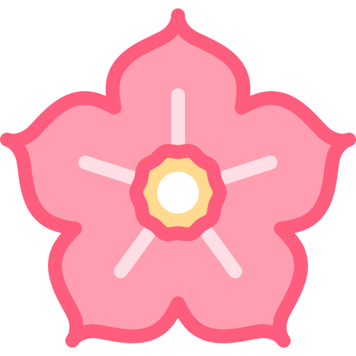petunia Detailed color Lineal color icono