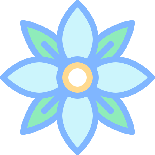 blume Detailed color Lineal color icon