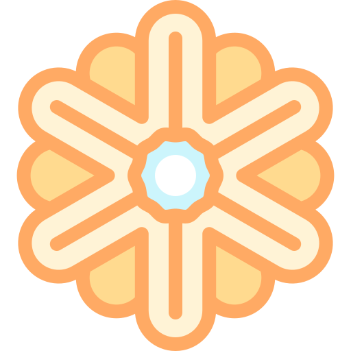 chrysanthème Detailed color Lineal color Icône