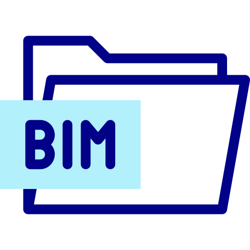 bim Detailed Mixed Lineal color icon