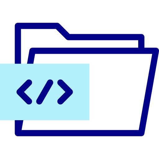 codificación Detailed Mixed Lineal color icono