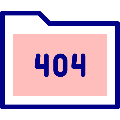 404 Detailed Mixed Lineal color icono