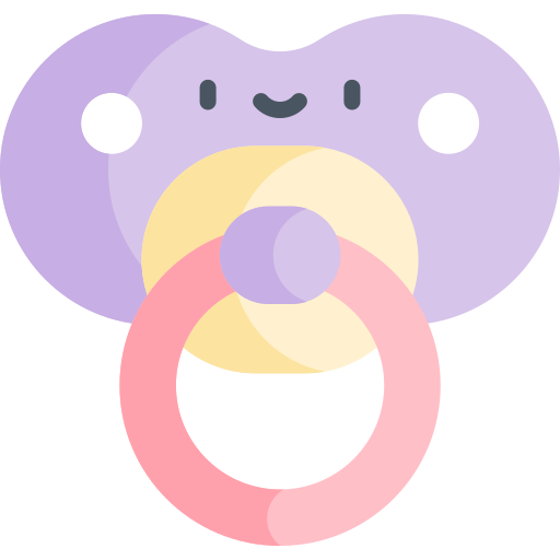 おしゃぶり Kawaii Flat icon