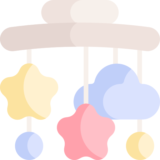Hanging toy Kawaii Flat icon