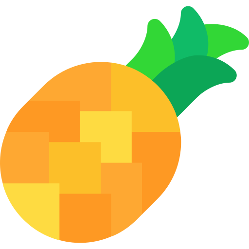 ananas Basic Rounded Flat icoon