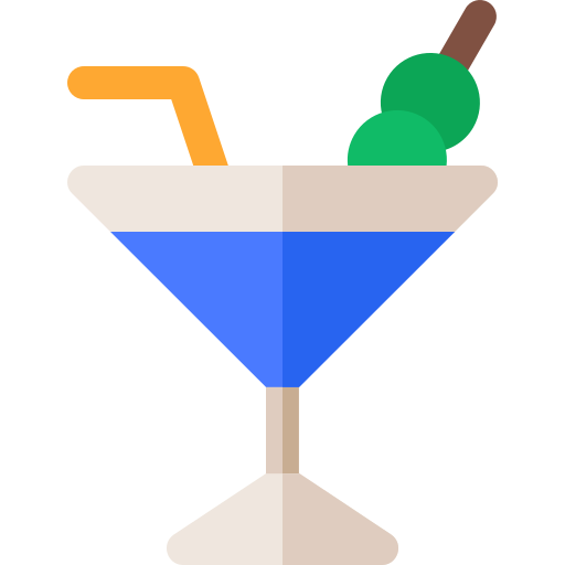 cocktail Basic Rounded Flat icona