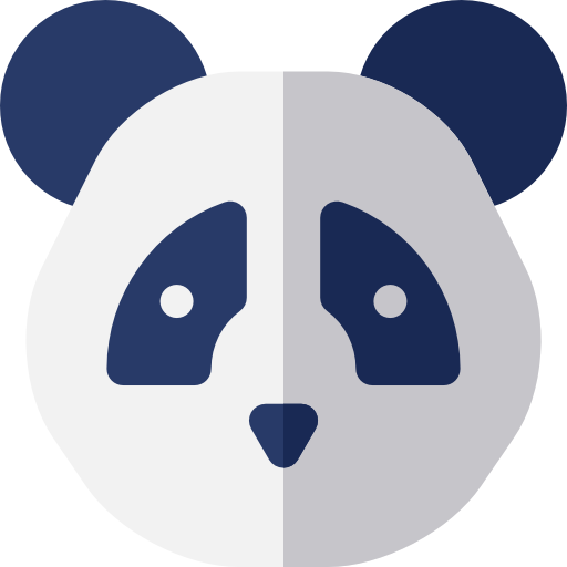 panda Basic Rounded Flat icona