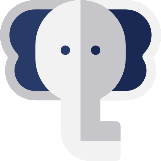 elefante Basic Rounded Flat icono