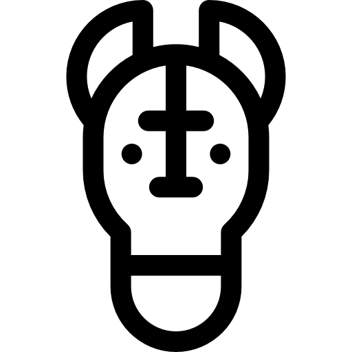 cebra Basic Rounded Lineal icono