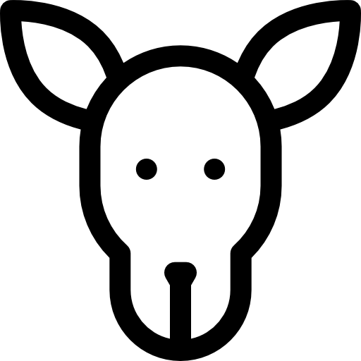 canguro Basic Rounded Lineal icono