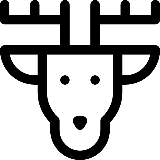 cervo Basic Rounded Lineal icona