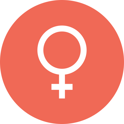 femmina Generic Circular icona