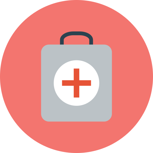 kit de primeros auxilios Generic Circular icono