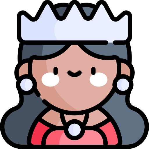 Princess Kawaii Lineal color icon