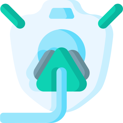 Oxygen mask Special Flat icon