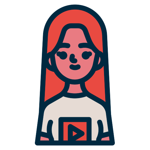 youtuber Generic Outline Color icon