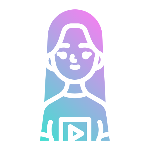 youtuber Generic Flat Gradient ikona
