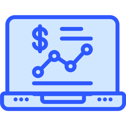 Business report Generic Blue icon