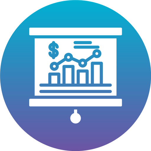 rapport d'activité Generic Flat Gradient Icône