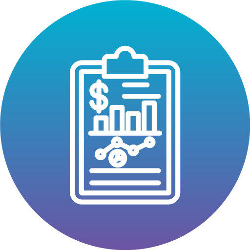 relatório de negócios Generic Flat Gradient Ícone