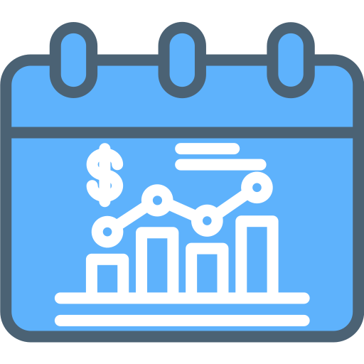 relatório de negócios Generic Blue Ícone