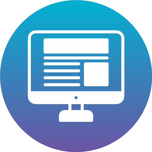 computadora Generic Flat Gradient icono