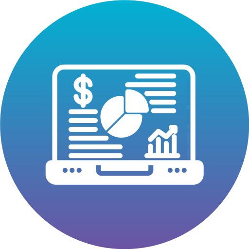 rapport d'activité Generic Flat Gradient Icône