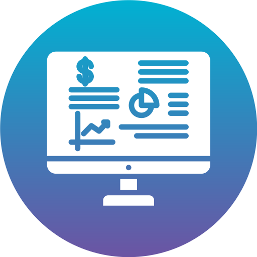 relatório de negócios Generic Flat Gradient Ícone