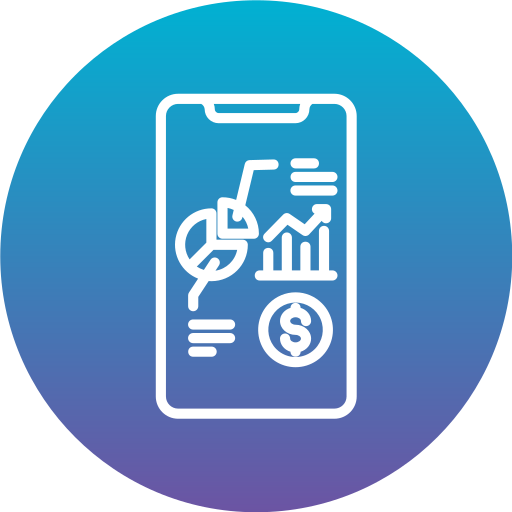 rapport d'activité Generic Flat Gradient Icône