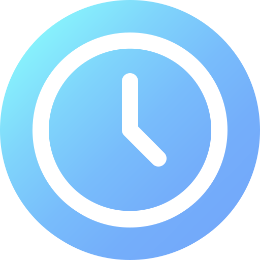 reloj Generic Flat Gradient icono