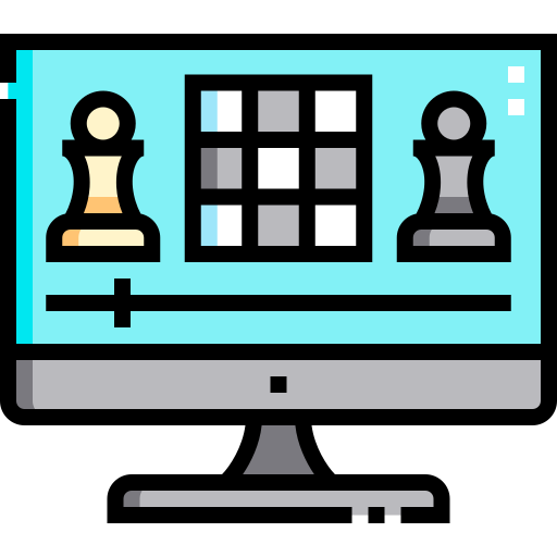 Chess Detailed Straight Lineal color icon