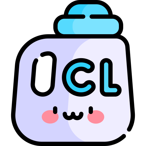 cloro Kawaii Lineal color icono
