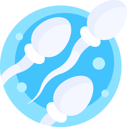 Сперма Detailed Flat Circular Flat иконка