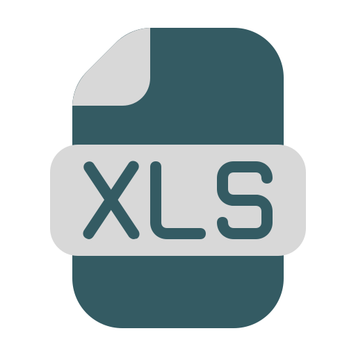 xls Generic Flat icon
