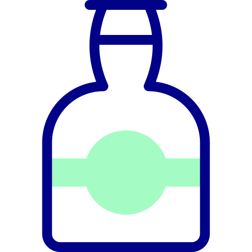 alkohol Detailed Mixed Lineal color icon