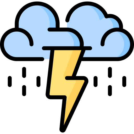 Thunderstorm Special Lineal color icon