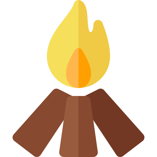 Bonfire Basic Rounded Flat icon