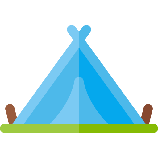 tent Basic Rounded Flat icoon
