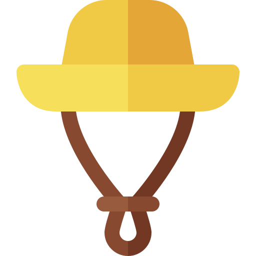 chapeau Basic Rounded Flat Icône