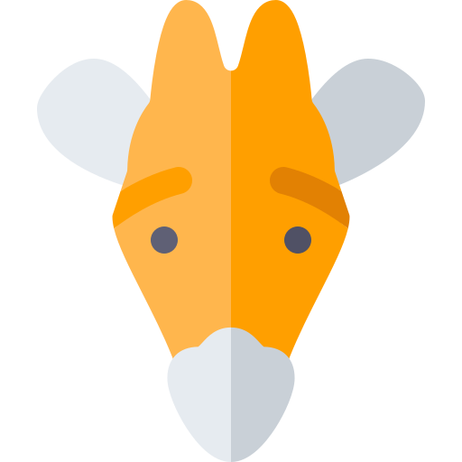 Жирафа Basic Rounded Flat иконка