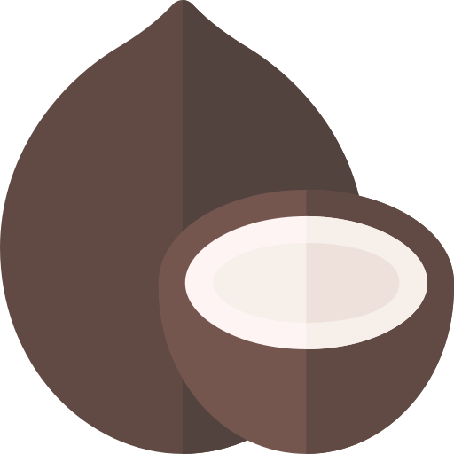 Кокос Basic Rounded Flat иконка
