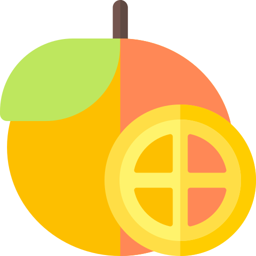 Orange Basic Rounded Flat icon