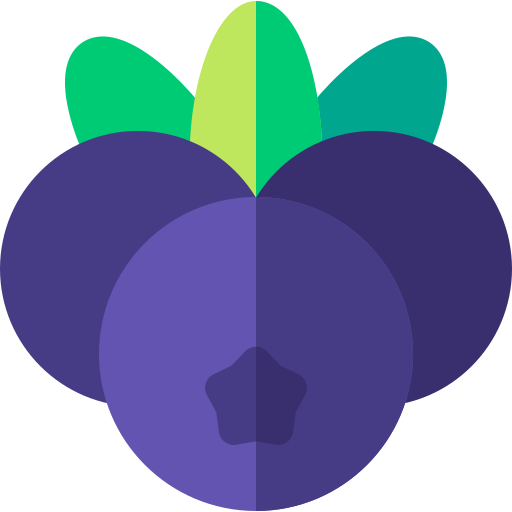Blueberry Basic Rounded Flat icon