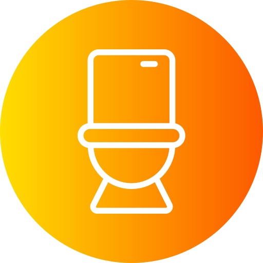 toaleta Generic Flat Gradient ikona