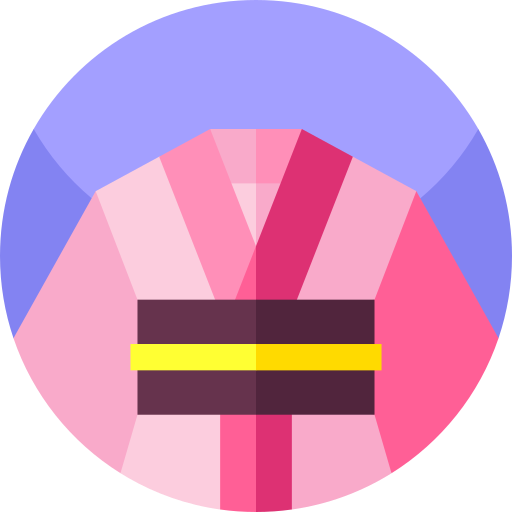 kimono Geometric Flat Circular Flat ikona
